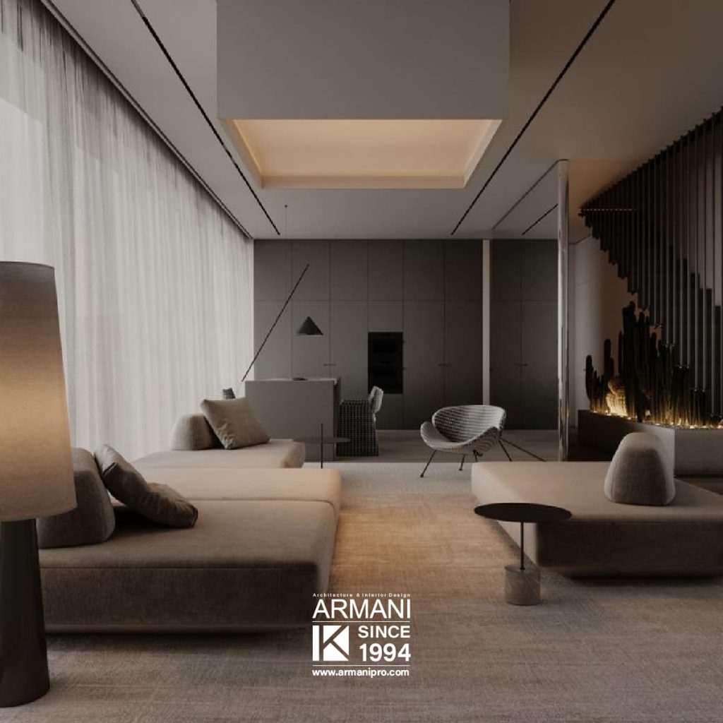 Modern apartment design in the Persian Gulf region - Armani ...